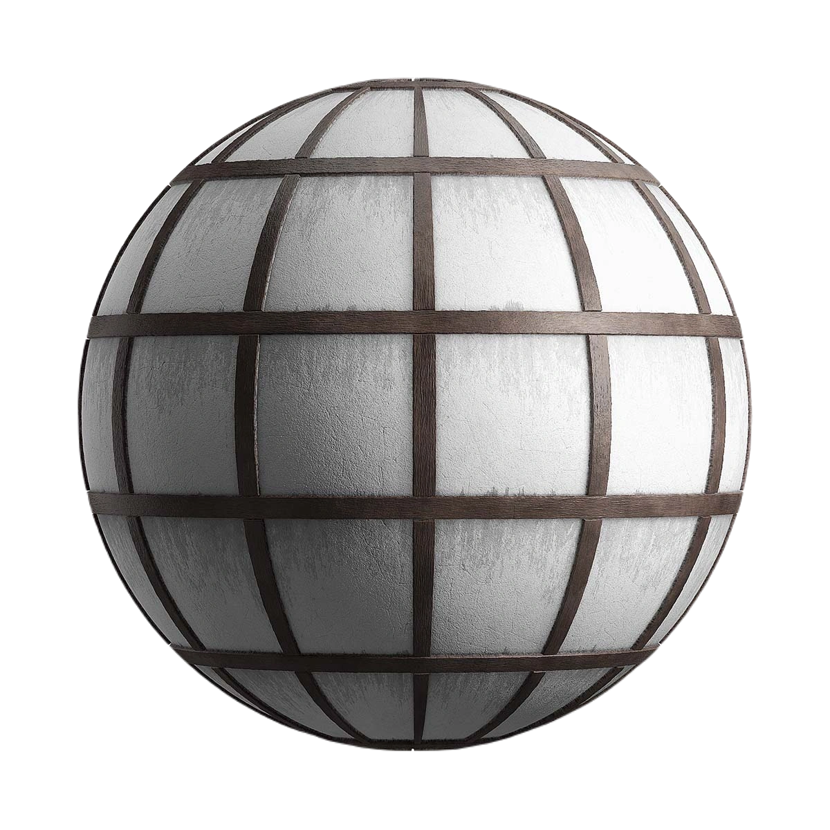 木头框架白色石膏墙 CGAxis white plaster wall with wooden frame