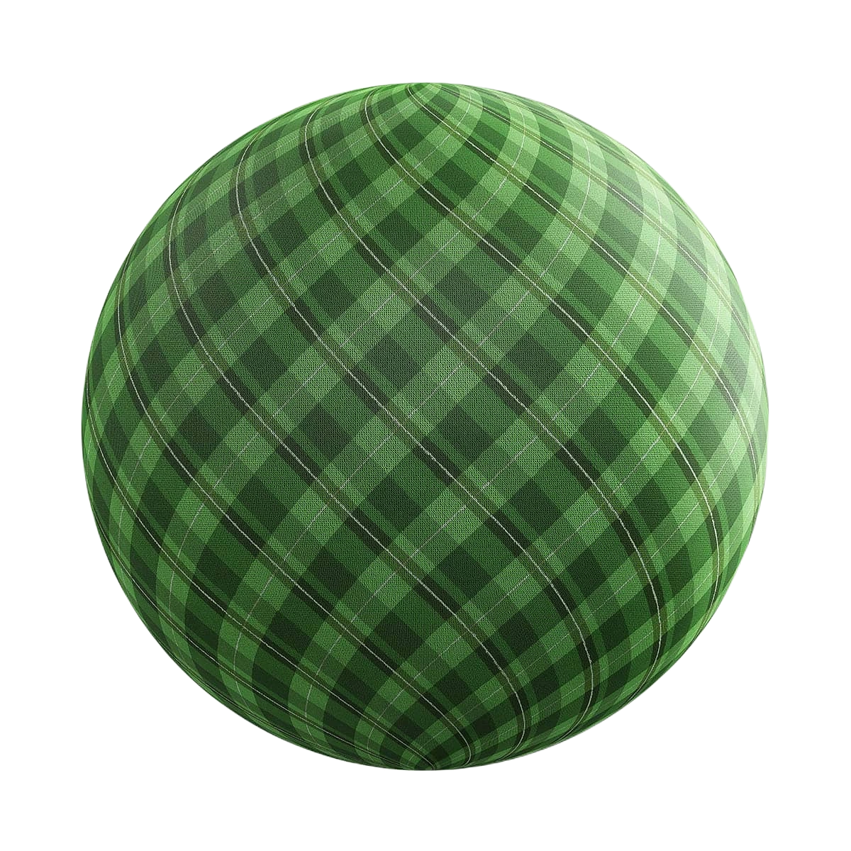 绿色格子布 CGAxis green checkered fabric
