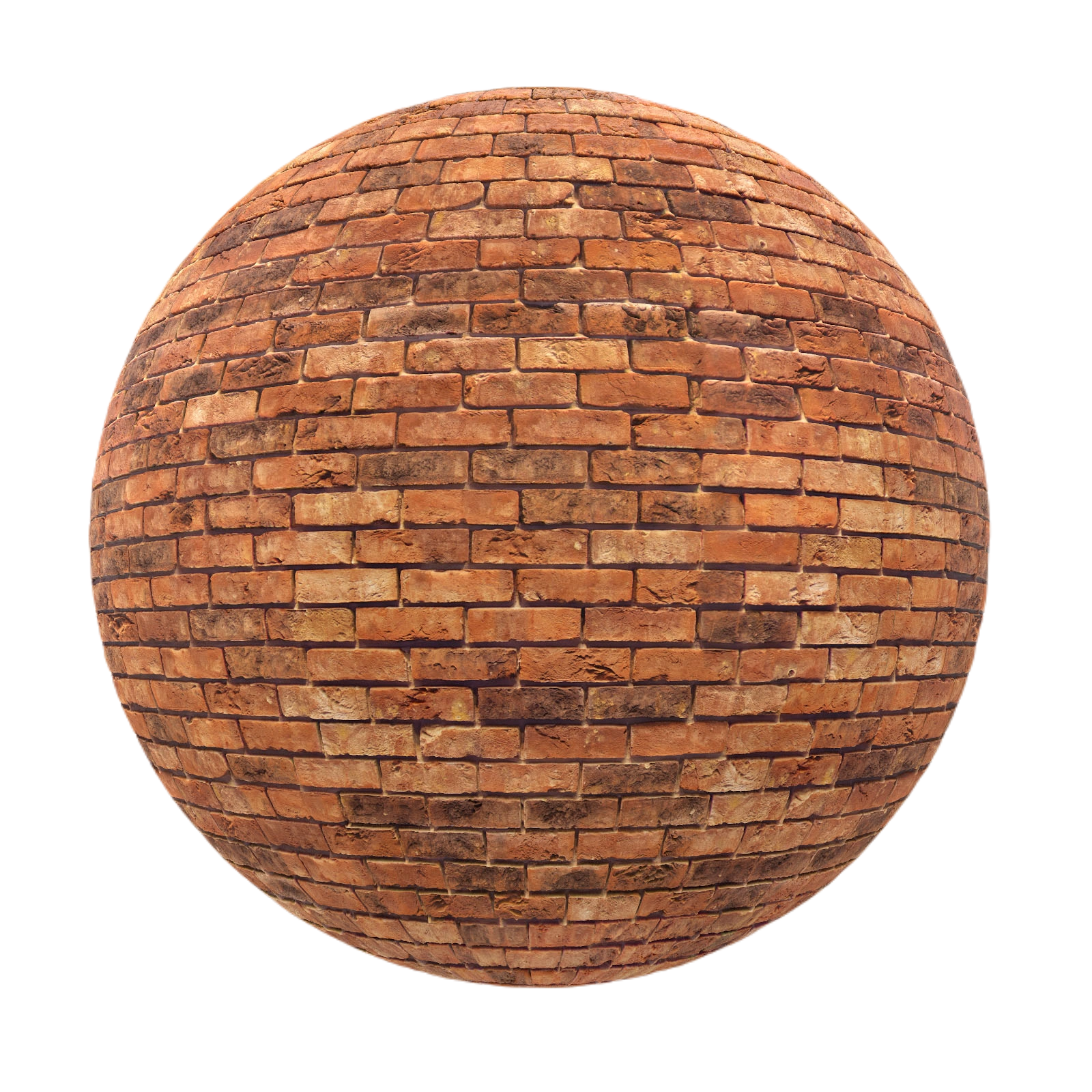 橙色砖墙2 CGAxis orange brick wall