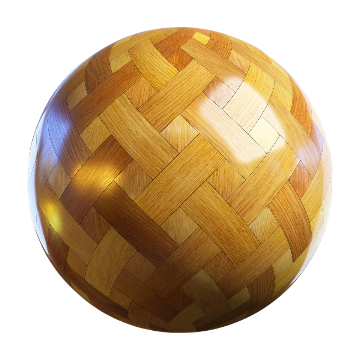 栎木篮纹木镶木地板03 CGAxis oak basketweave wood parquet