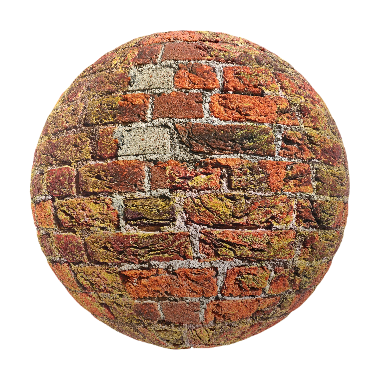 陈旧砖墙6 CGAxis old brick wall