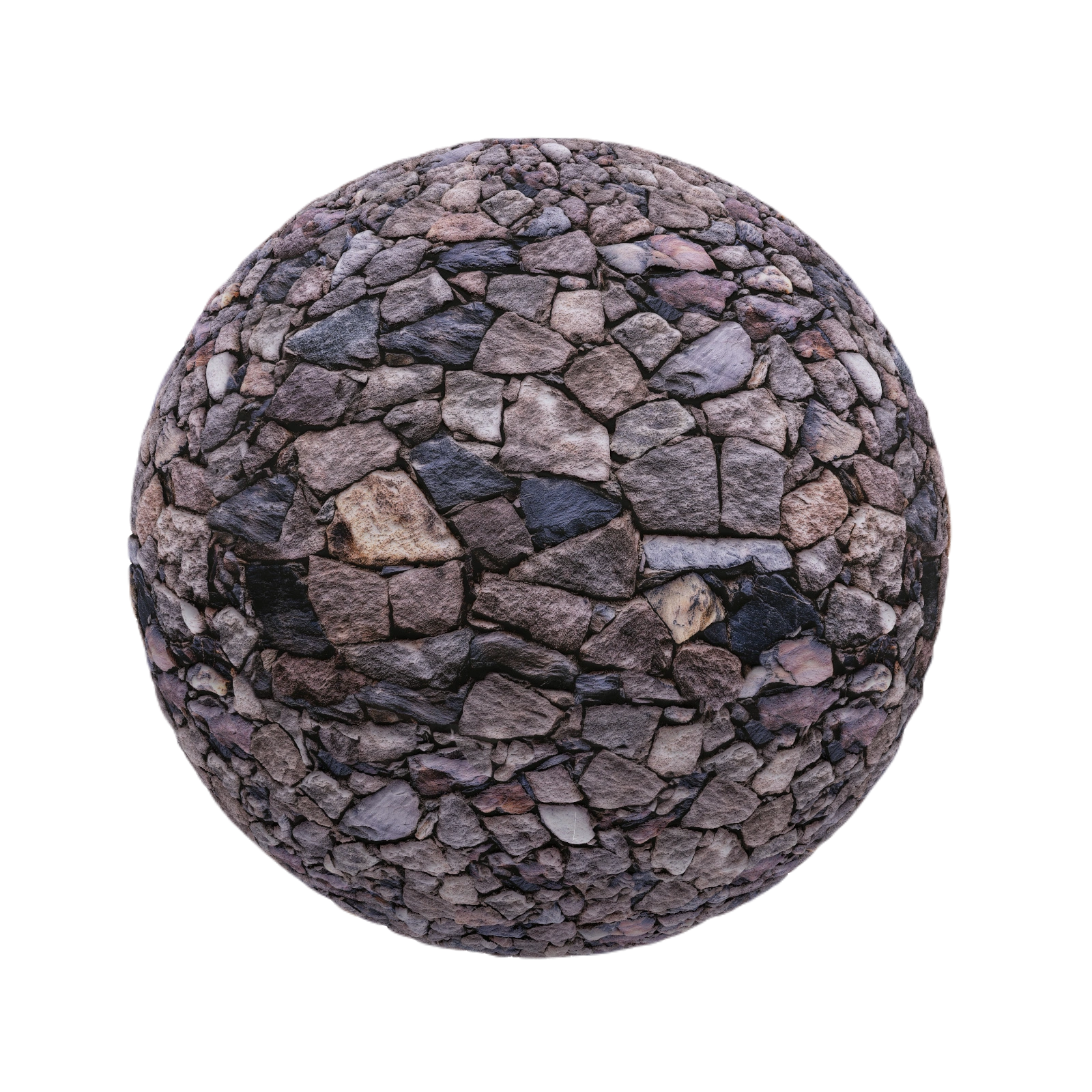 不规则石路面01 CGAxis irregular stone pavement