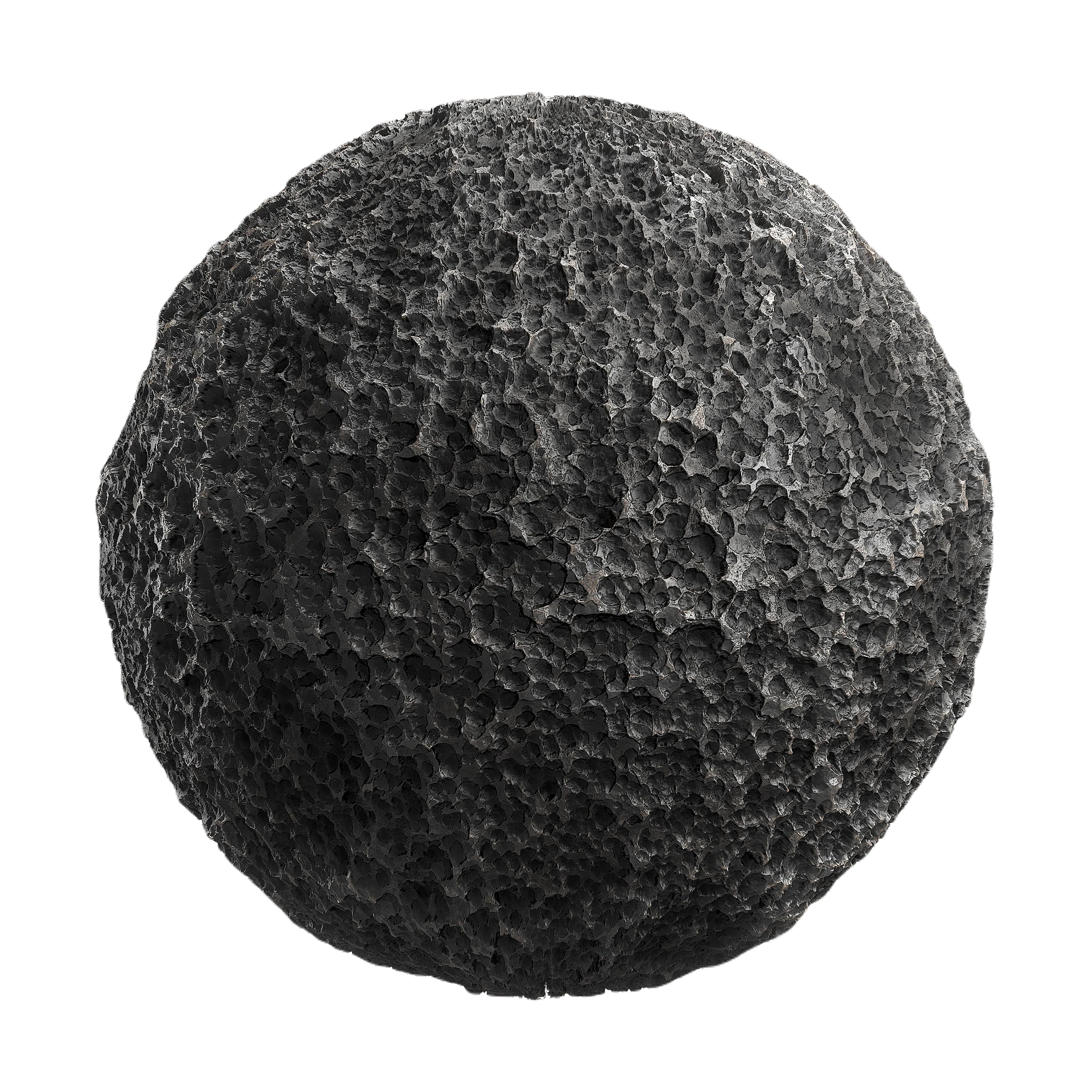 黑色火山岩1 CGAxis black volcanic rock