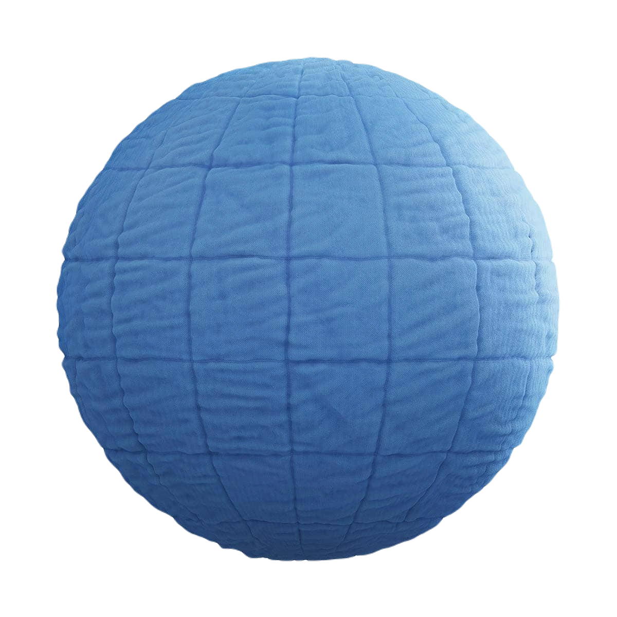 蓝色缝制布料3 CGAxis quilted blue fabric