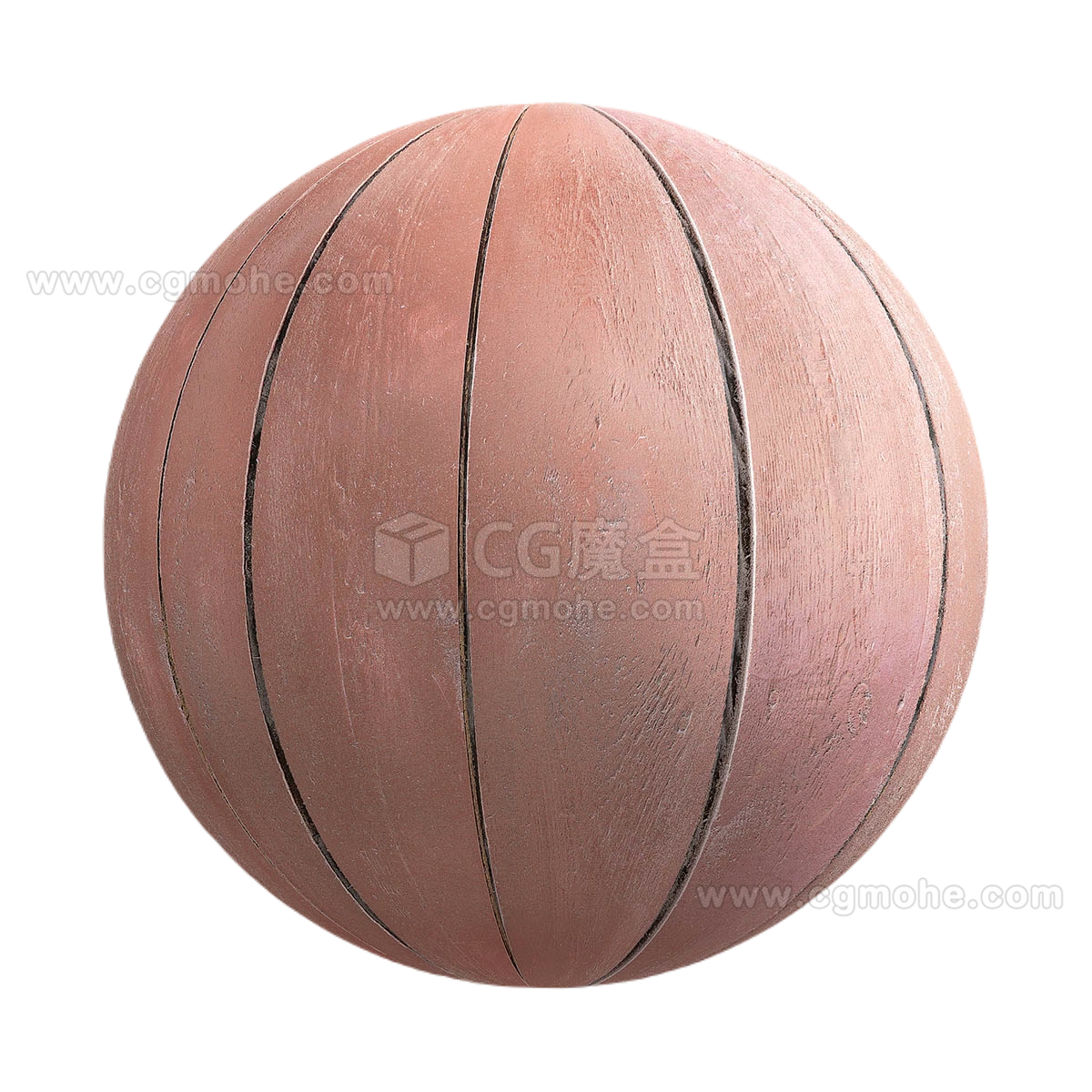 红漆木板05 CGAxis red painted wooden planks