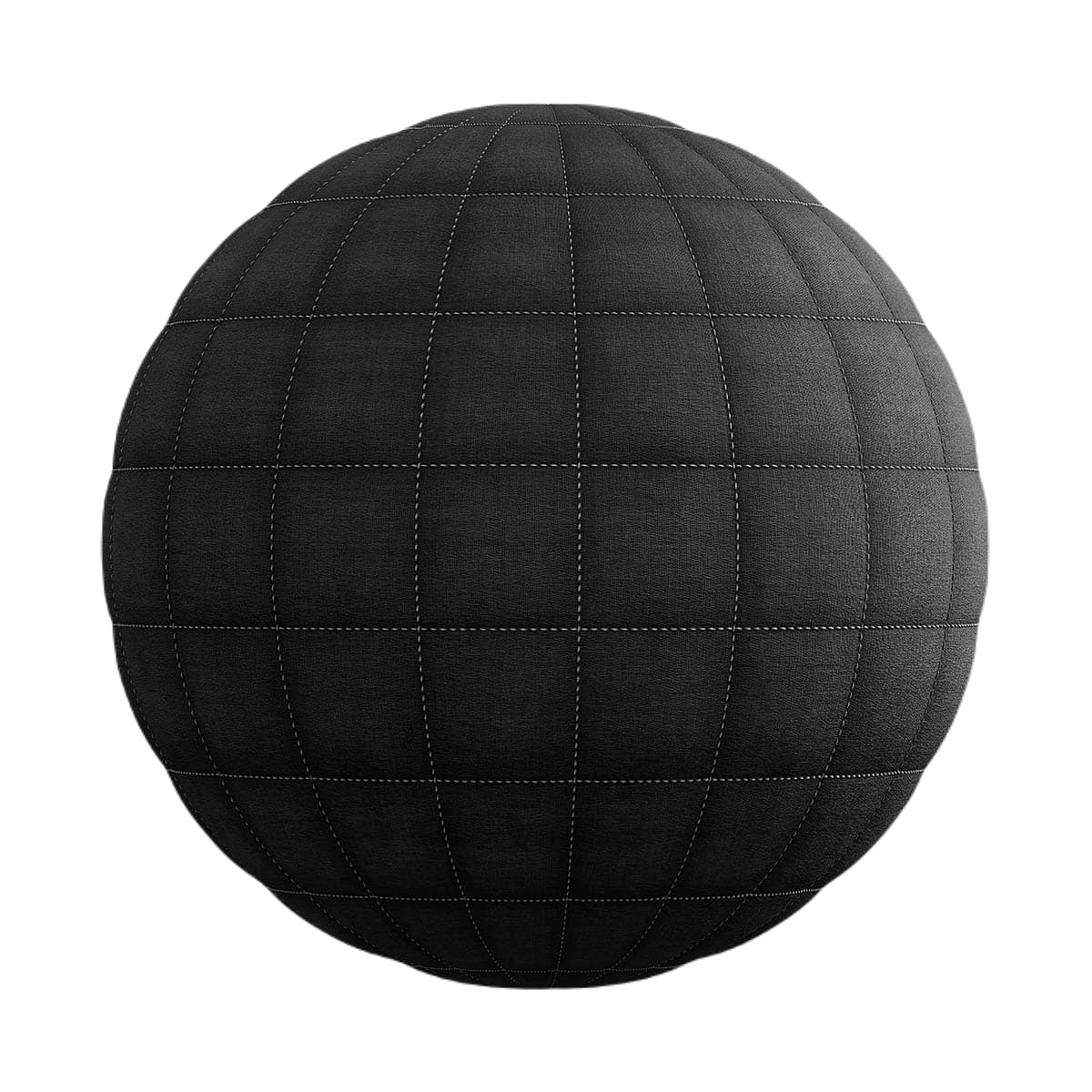 缝制黑色面料5 CGAxis quilted black fabric