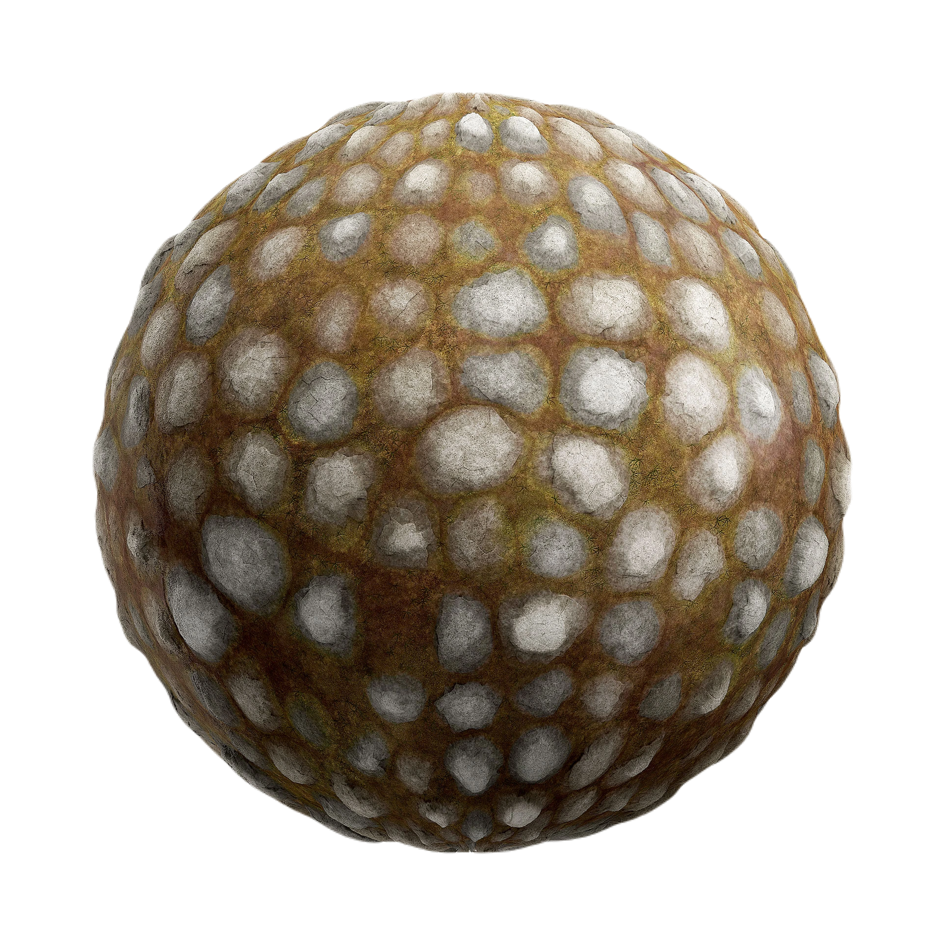 青苔圆形岩石砖块 CGAxis round rock tiles with moss