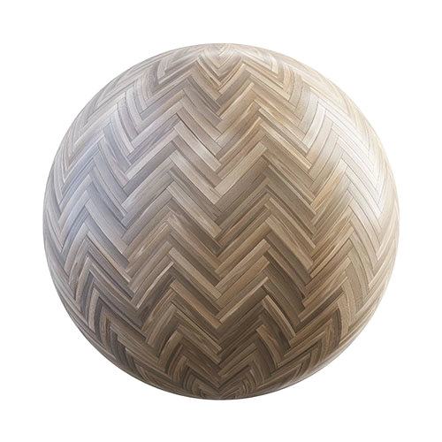 灰杨木人字形地板 CGAxis grey poplar herringbone floor