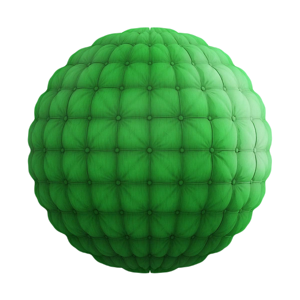 缝制绿色面料 CGAxis quilted green fabric