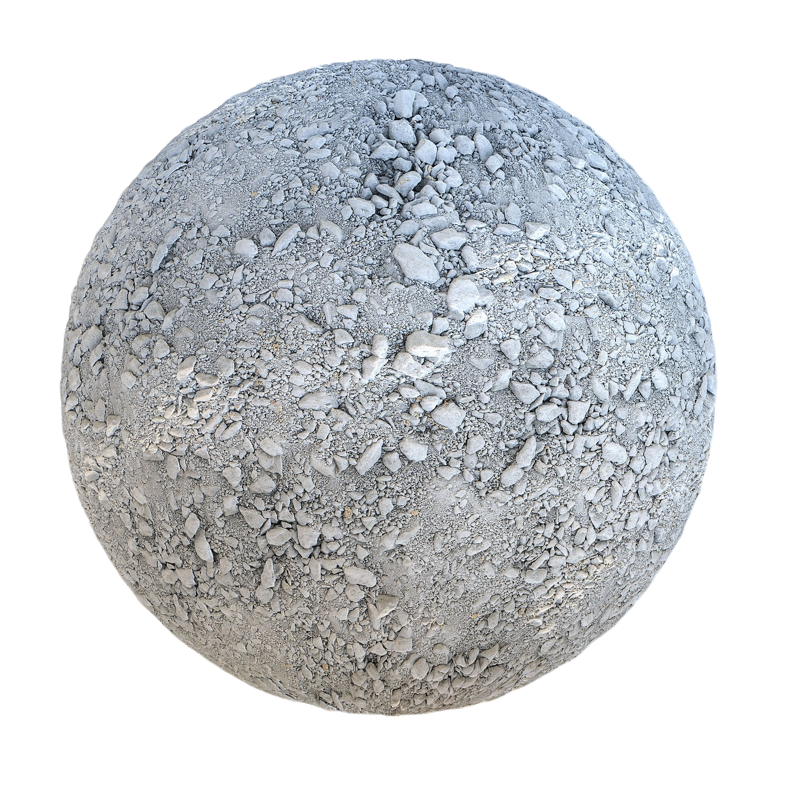 灰色混凝土与岩石3 CGAxis grey concrete with rocks