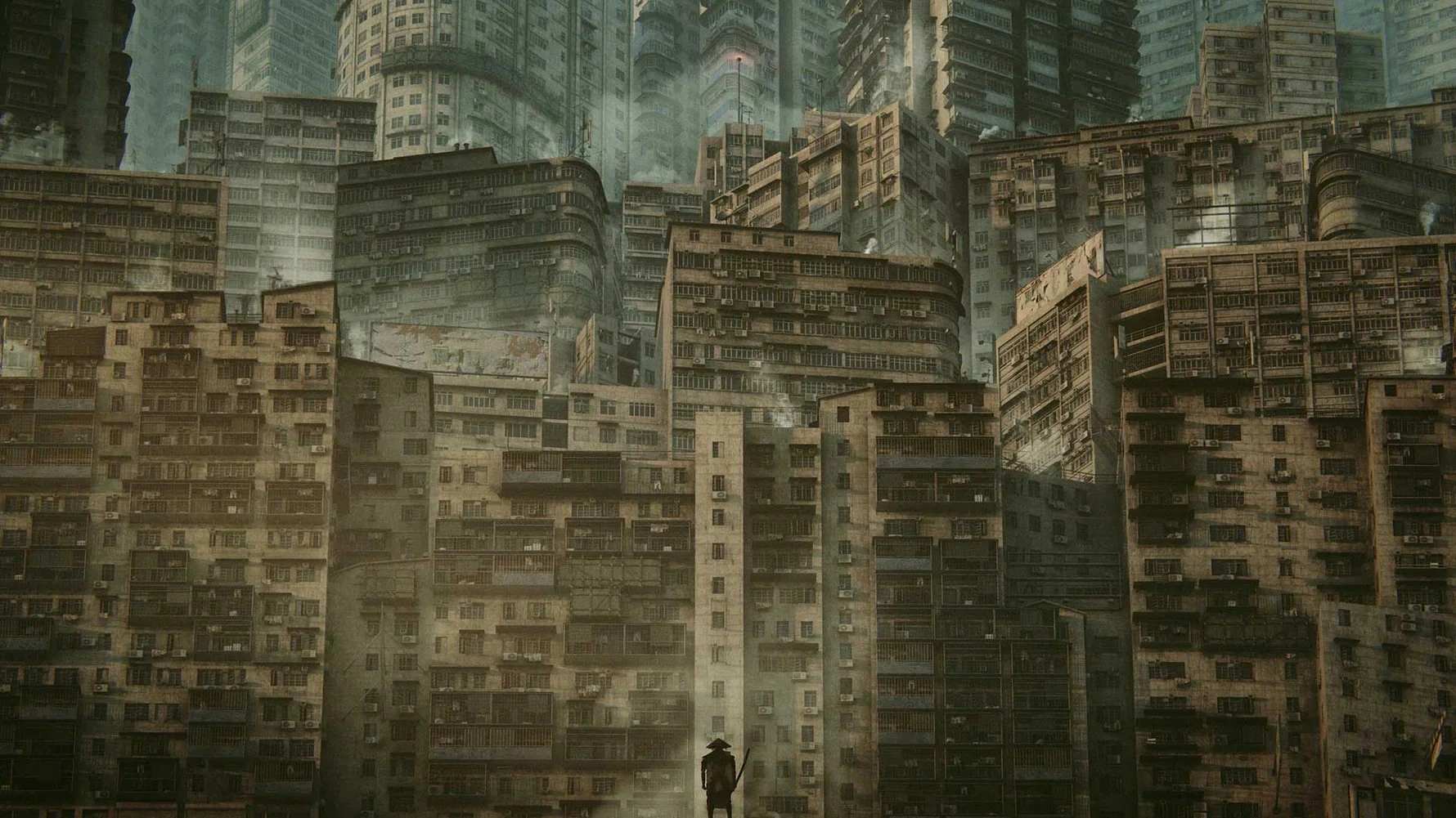 贫民窟反乌托邦建筑 KitBash3D Future Slums