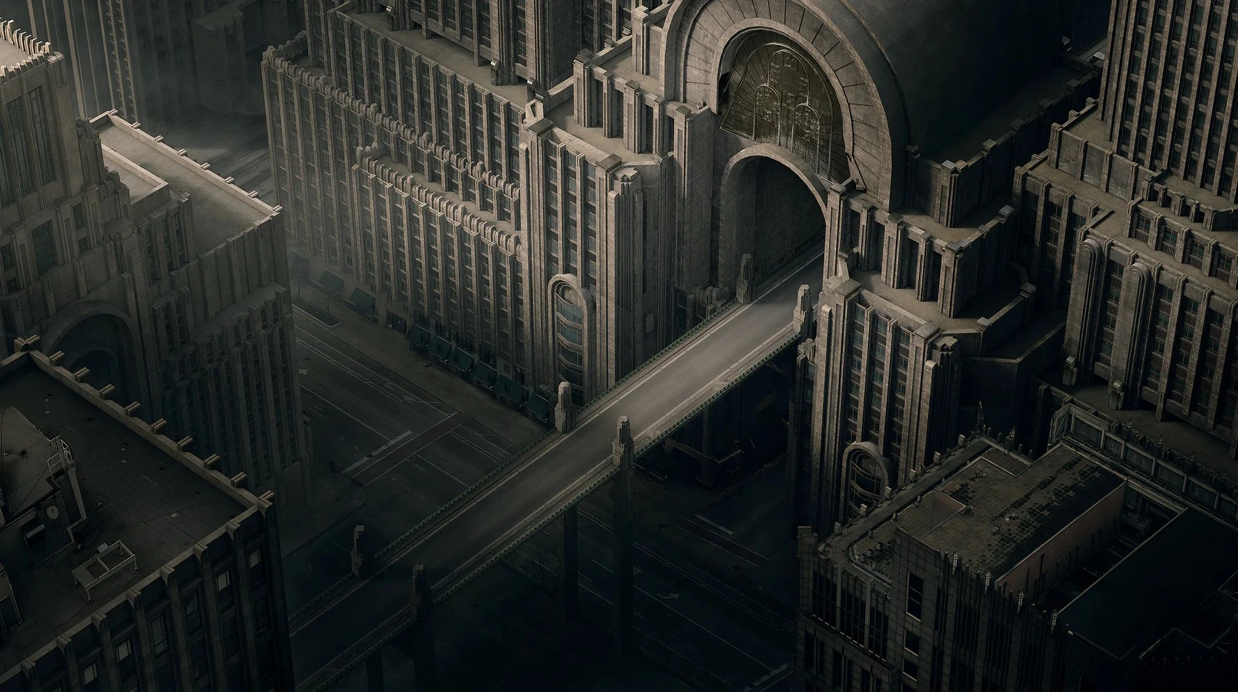 装饰艺术建筑 KitBash3D Art Deco